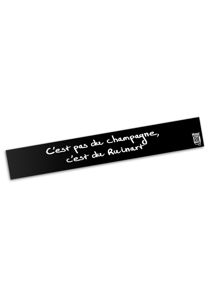 Moquerie c'est pas du champagne, c'est du ruinart